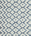 Cheslyn Fabric / Indigo / Ivory - Just Fabrics