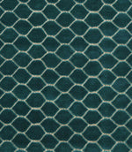 Faraday Velvet Fabric / Malachite - Just Fabrics
