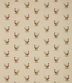 Pheasants Fabric / Linen