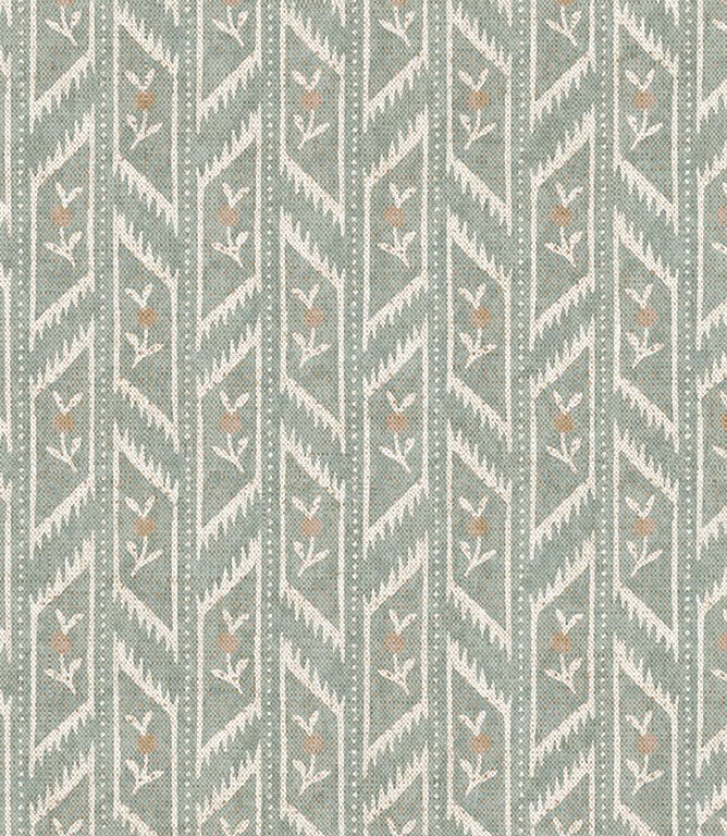 Meadow Path Fabric / Duck Egg - Just Fabrics