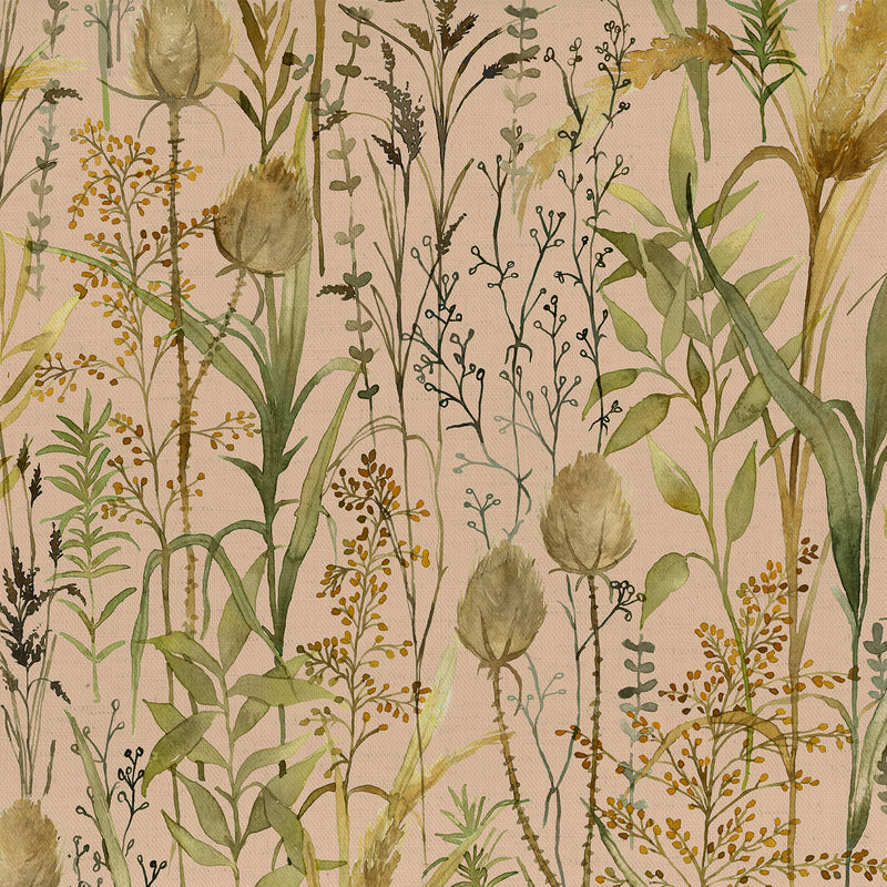 Lydiard Fabric / Apricot - Just Fabrics