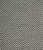 Kingham Herringbone Fabric / Ink - Just Fabrics