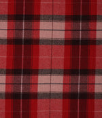 Lewis Wool Fabric / Red - Just Fabrics