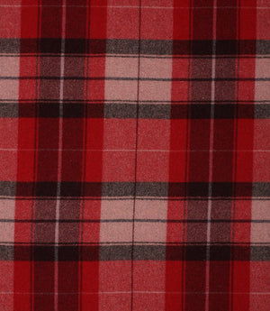 Lewis Wool Fabric / Red