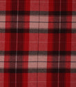 Lewis Wool Fabric / Red - Just Fabrics