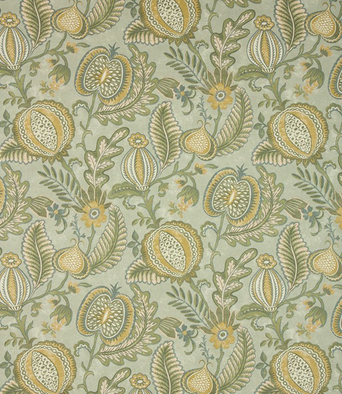 Winter Fruits Fabric / Sage - Just Fabrics