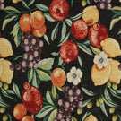 Citrina Tapestry Fabric / Black - Just Fabrics