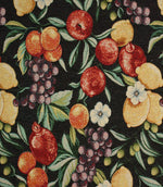 Citrina Tapestry Fabric / Black - Just Fabrics