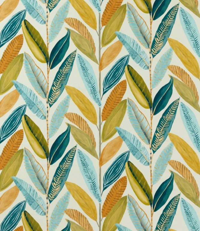 Hikkaduwa Fabric / Tangerine - Just Fabrics