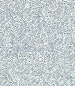 Yew & Aril Fabric / Mineral Blue - Just Fabrics