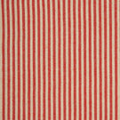Aldsworth Ticking Fabric / Red - Just Fabrics