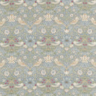 Strawberry Thief Fabric / Slate / Vellum - Just Fabrics