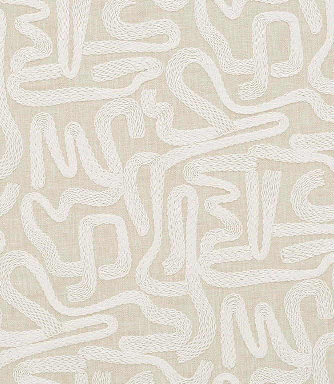 Script Fabric / Linen - Just Fabrics