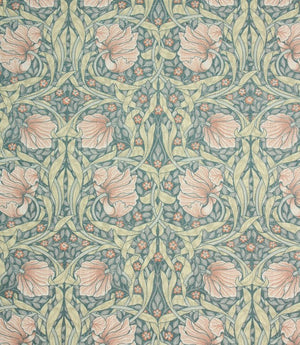 Pimpernel Linen Fabric / Rust