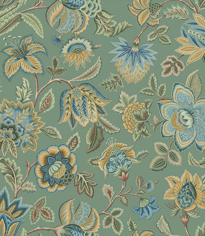 Manasi FR Fabric / Malachite - Just Fabrics