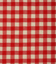 Aldsworth Check Fabric / Red - Just Fabrics