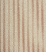 JF Linen Ticking Fabric / Pink - Just Fabrics
