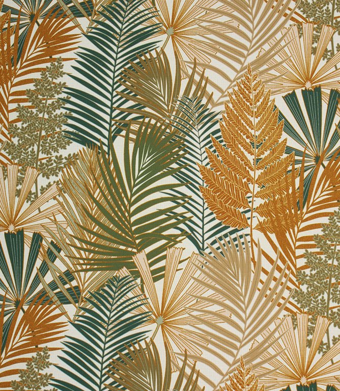 Fern Outdoor Fabric / Khaki - Just Fabrics