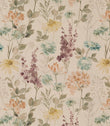 Wild Garden Linen Fabric / Sky - Just Fabrics