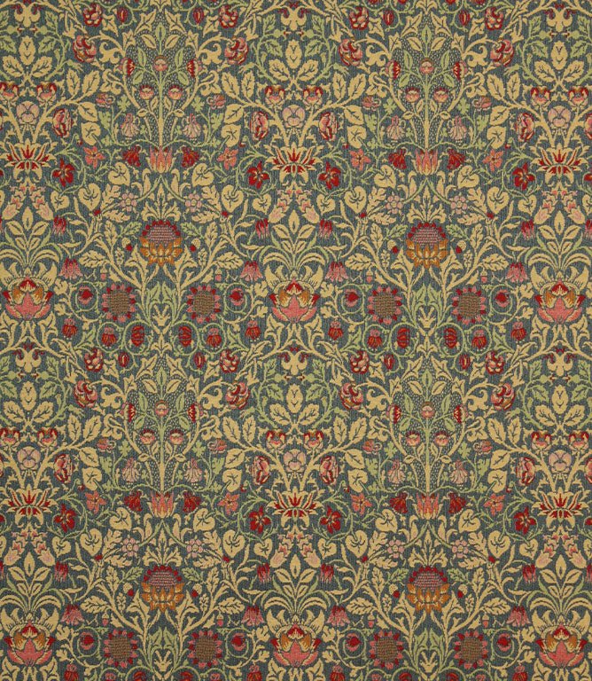 Violet and Columbine Tapestry Fabric / Multi - Just Fabrics