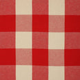 Aldsworth Chunky Check Fabric / Red