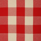 Aldsworth Chunky Check Fabric / Red - Just Fabrics