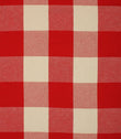 Aldsworth Chunky Check Fabric / Red - Just Fabrics