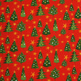 Festive Spruce Fabric / Red