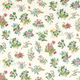 Woodland Floral Fabric / Peridot / Ruby / Pearl