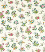 Woodland Floral Fabric / Peridot / Ruby / Pearl - Just Fabrics