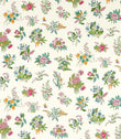 Woodland Floral Fabric / Peridot / Ruby / Pearl - Just Fabrics
