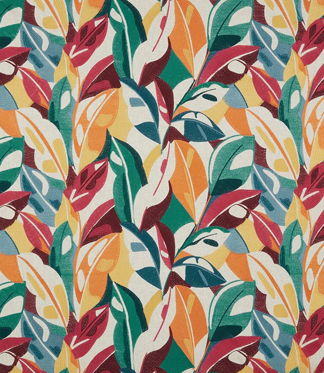 Artisan Leaf Fabric / Granita - Just Fabrics