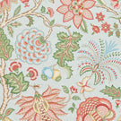 Tree of Life Fabric / Aqua - Just Fabrics
