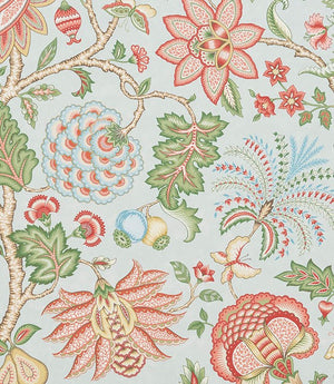 Tree of Life Fabric / Aqua