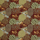 The Brook Tapestry Fabric / Wine - Just Fabrics