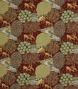 The Brook Tapestry Fabric / Wine - Just Fabrics
