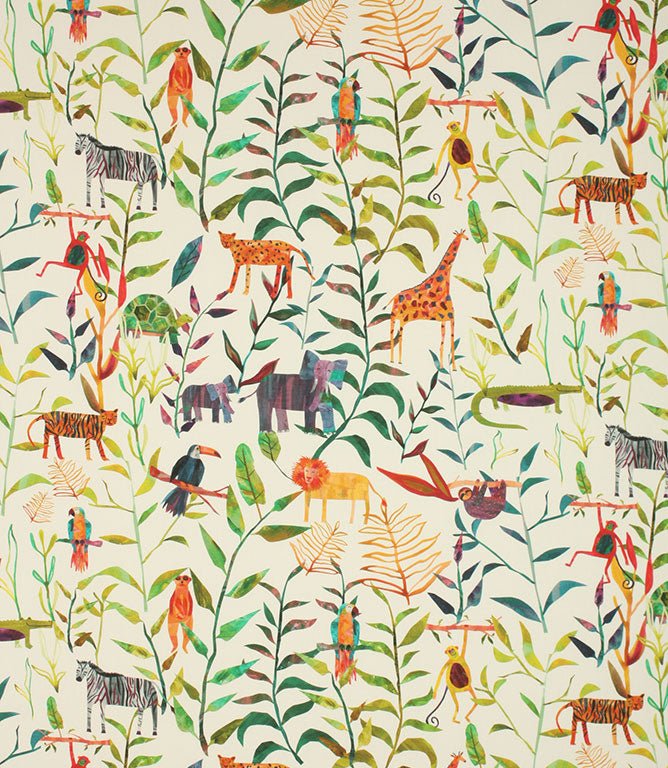 Hide And Seek Fabric / Jungle - Just Fabrics