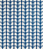 Swim Swam Swan Fabric / Denim - Just Fabrics