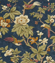 Lophura Fabric / Navy - Just Fabrics