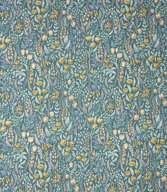 Kelmscott Fabric / Prussian - Just Fabrics