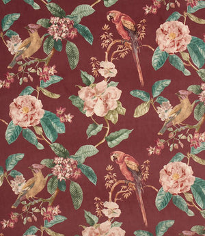 Enchanted Garden Fabric / Damson
