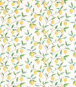Lemon Tree Fabric / Lemon / Bayleaf - Just Fabrics