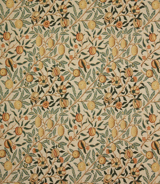 Pomegranate Tapestry Fabric / Natural - Just Fabrics