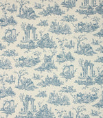 French Toile Fabric / French Blue - Just Fabrics