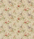 Sorilla Fabric / Biscuit / Claret - Just Fabrics