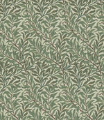 Willow Boughs Weave Fabric / Forest / Thyme - Just Fabrics