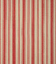 Aldsworth Stripe Fabric / Red - Just Fabrics
