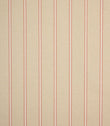 Linen Stripe Fabric / Red - Just Fabrics