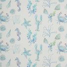 Oceanic Treasures Outdoor Fabric / Aqua - Just Fabrics