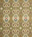 Bibi Ikat Fabric / Matcha - Just Fabrics